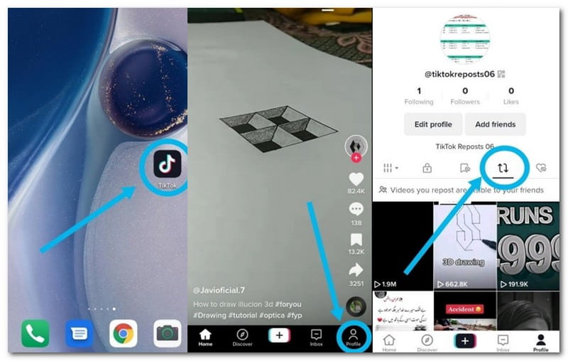 Cara Melihat Siaran Semula Anda di TikTok