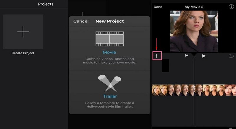 iMovie Cómo hacer un carrete con fotos en iPhone