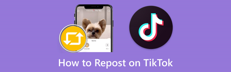 Repostar no TikTok