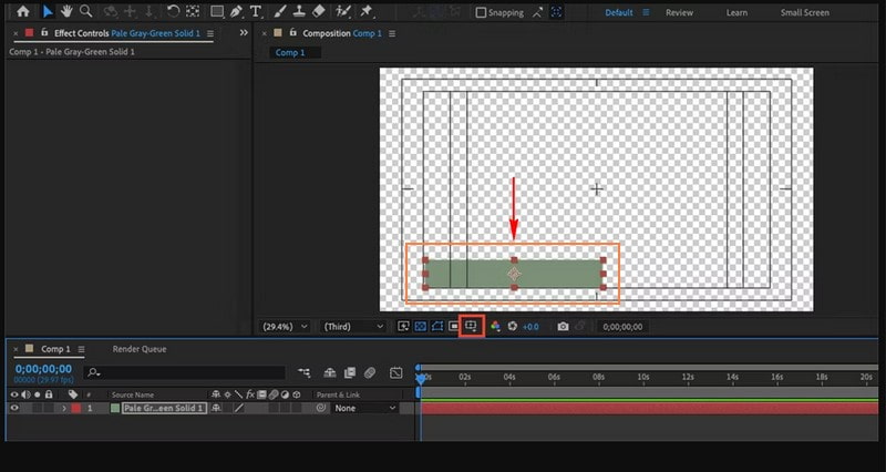 After Effects Bagaimana Mendapatkan Pertiga Lebih Rendah