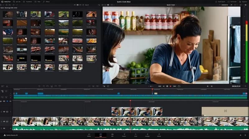 Video editor DaVinci Resolver Go Pro