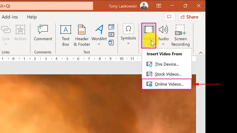 Cara Menyematkan Video di Powerpoint dari Internet