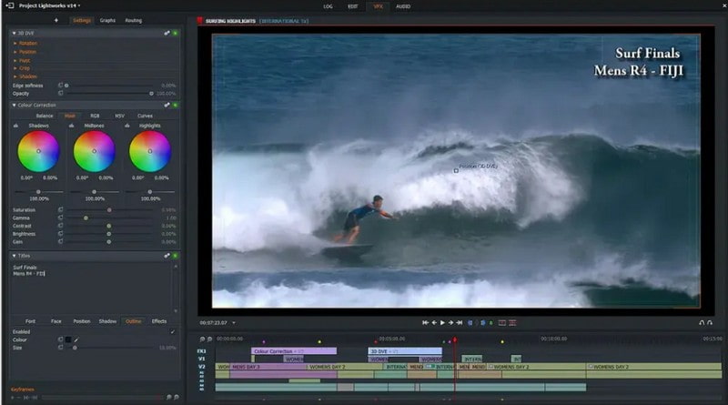 LightWorksin paras videoeditori OBS-tallenteelle