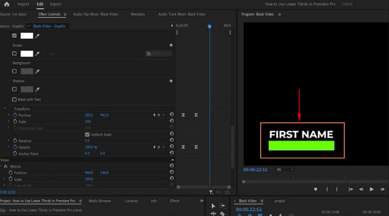 Premiere Pro Hoe u lagere derde delen maakt