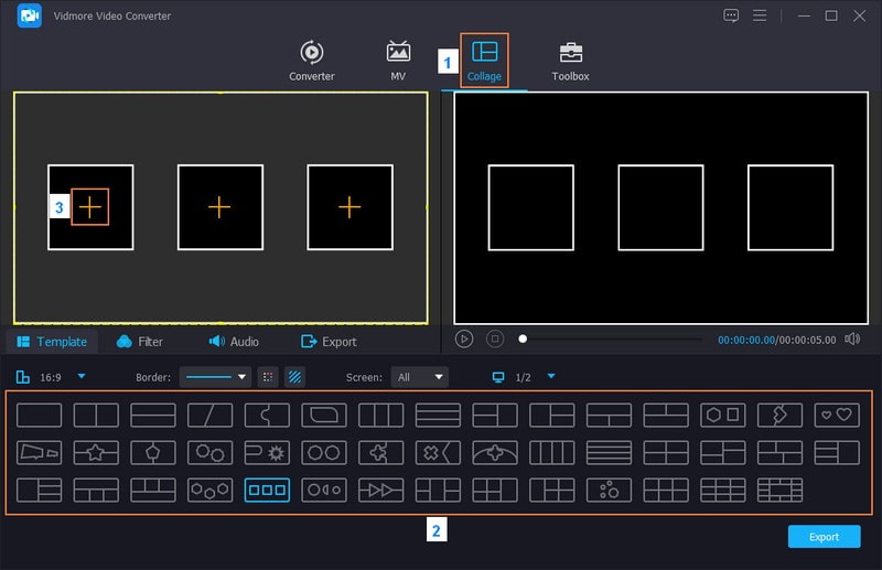 Pilih Templat dan Tambahkan File Multimedia Anda