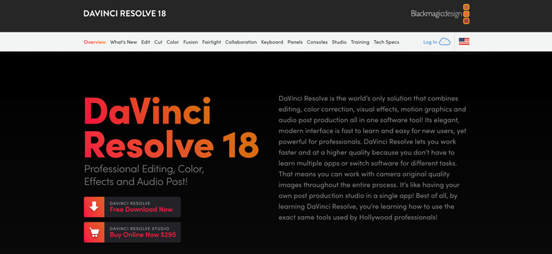 iMovien vaihtoehdot DaVinci Resolve