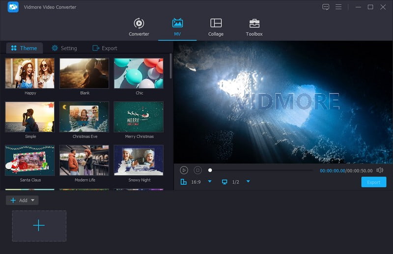 Vidmore Video Converter Il miglior editor video