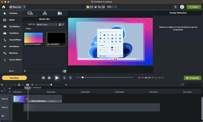 Editor Camtasia