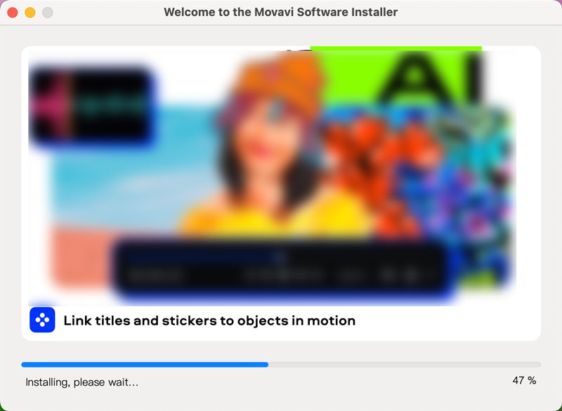 Movavi Video Editor Installing