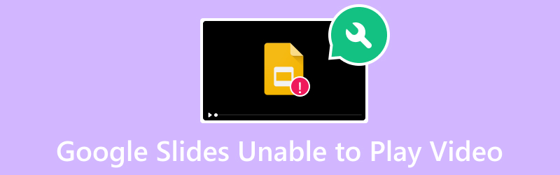 Google Slides kan ikke spille av video