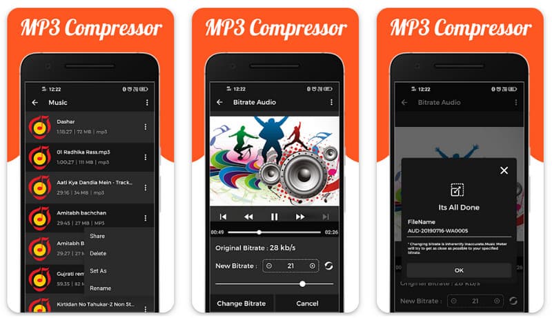 Audio MP3 kompresszor