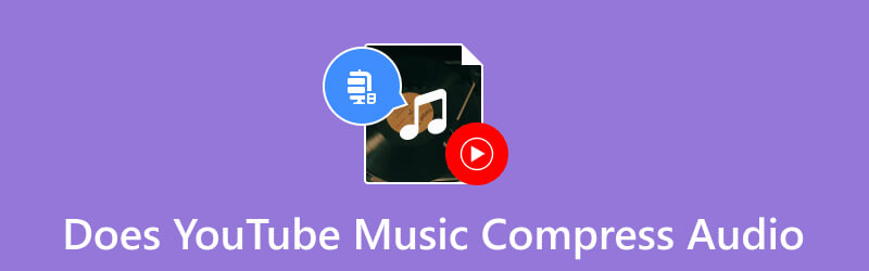 Komprimira li YouTube Music audio