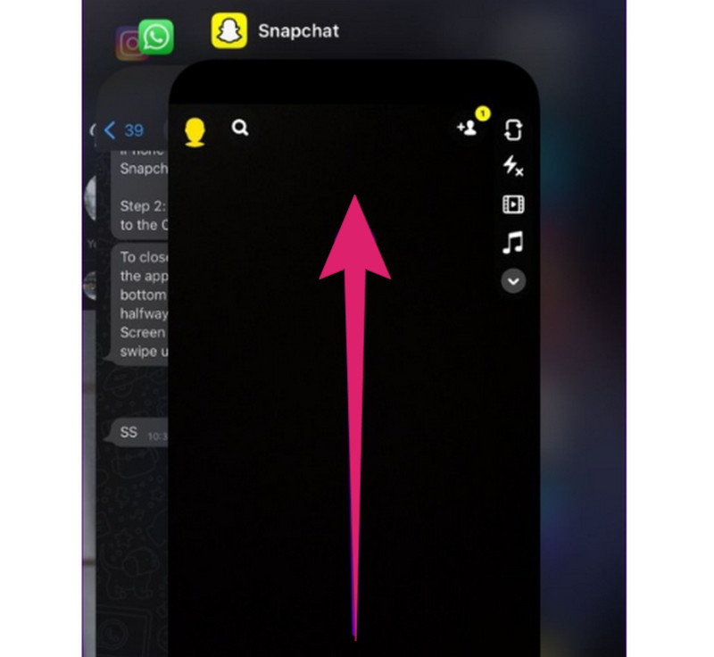 Snapchat Betulkan Force Stop iPhone