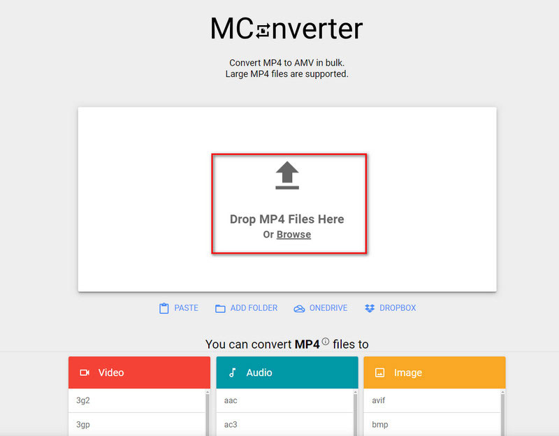 Mconverter Tambah Fail MP4