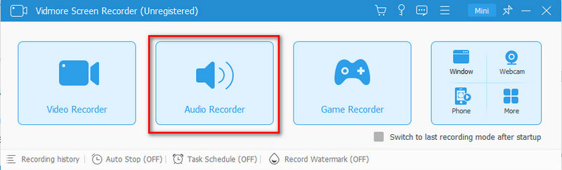 Videmore Screen Recorder Audio Record