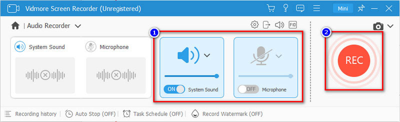 Videomore Screen Recorder เริ่มบันทึก