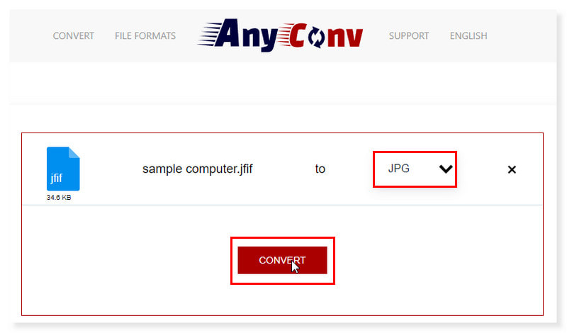 AnyConv Convertir archivos JIFF