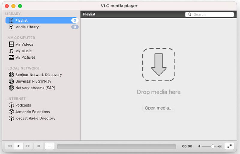 افتح ملف VLC