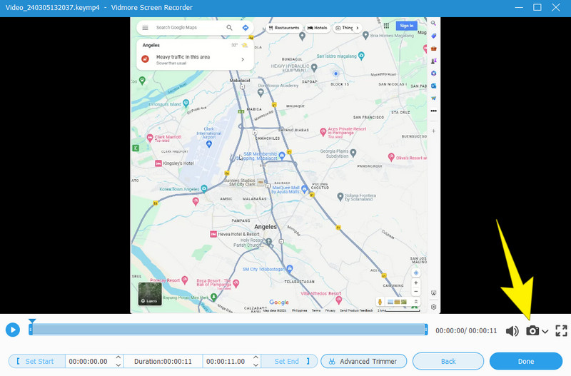 ภาพหน้าจอบน Google Map Vidmore SS