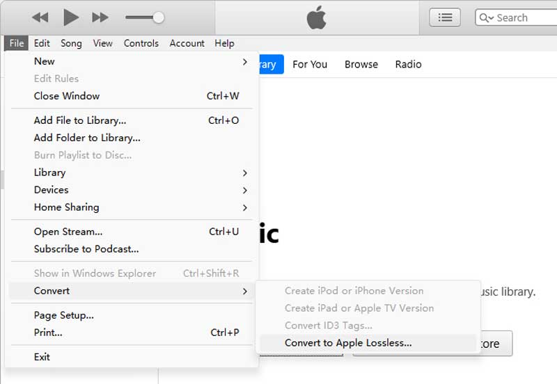 Crear Apple Lossless M4a