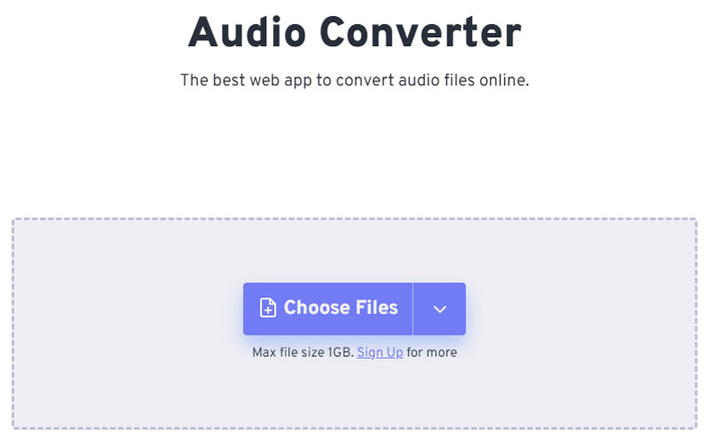 Freeconvert 音訊轉換器