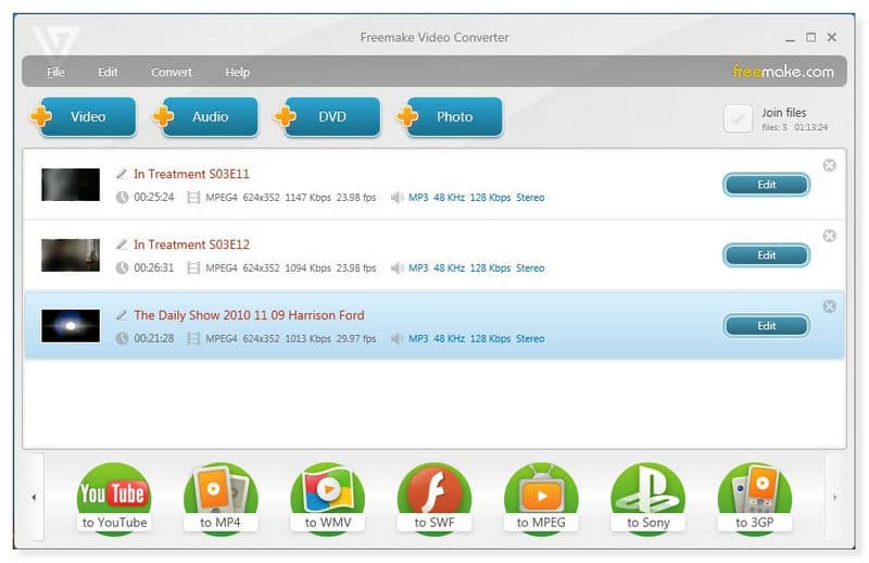 Freemake Video till MP3 Converter