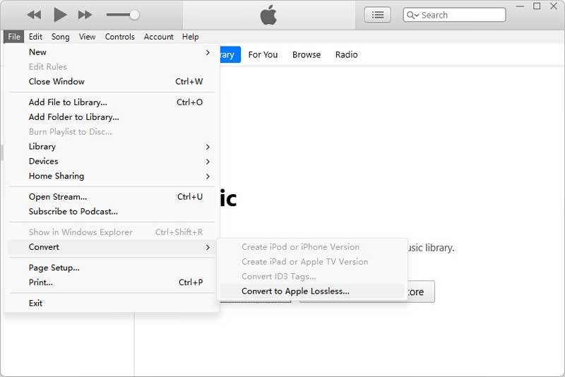 iTunes Tukar MP3 Kepada M4A