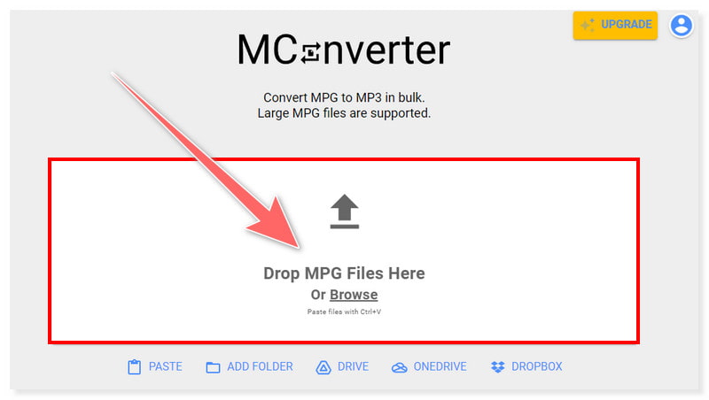 MConverter Online MPG в MP3