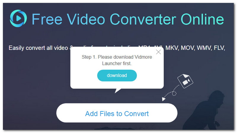 Vidmore Online MOV til WEBM Converter