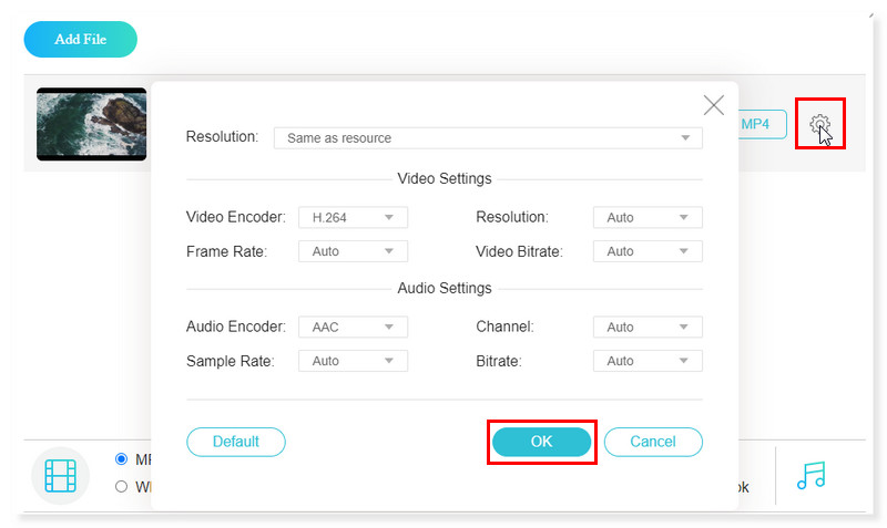 Format Pilih Vidmore Online