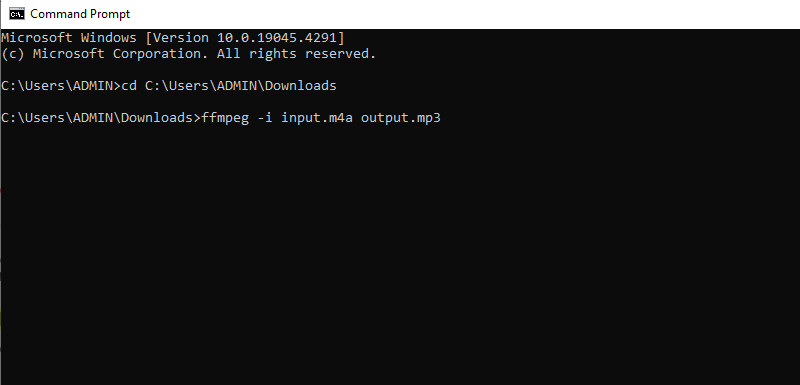 FFmpeg Command Prompt