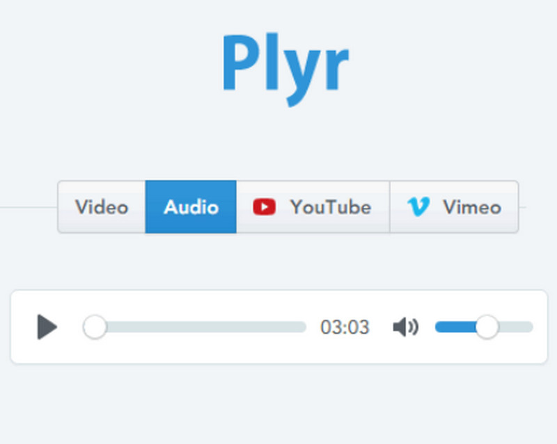 Plyr do player HTML5