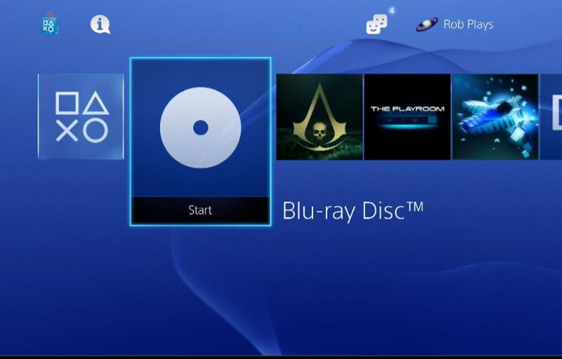 ใส่แผ่นดิสก์เล่น DVD บน PS5