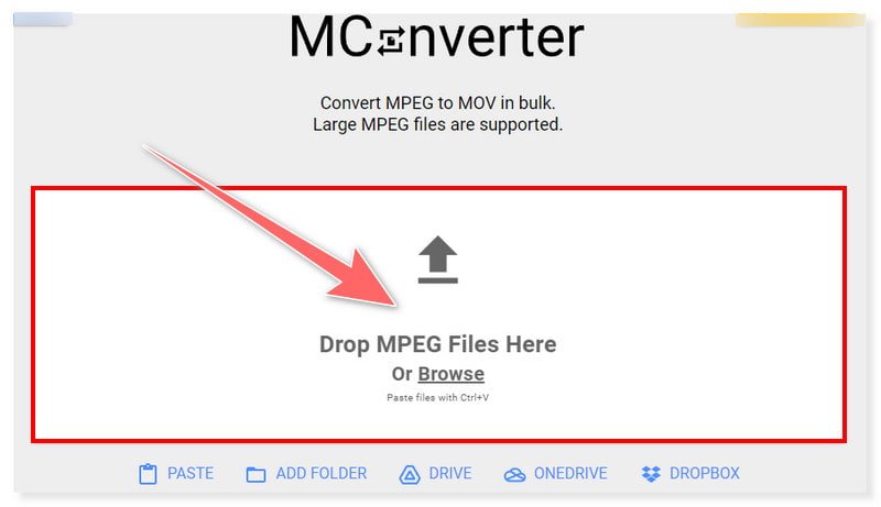 MConverter MPEG 到 MOV 转换器