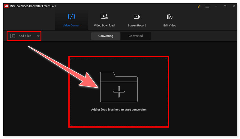 Minitool MPG til MOV Converter