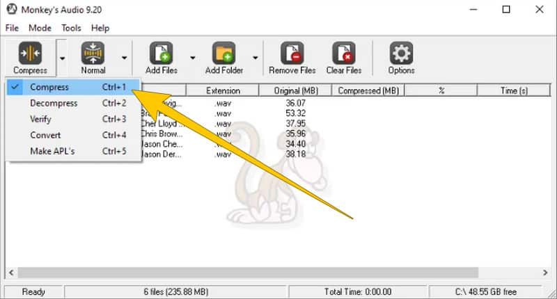 Monkey's Audio Compress