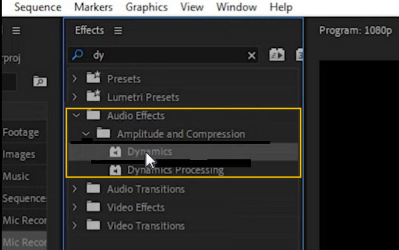 Premiere Audio Dynamics