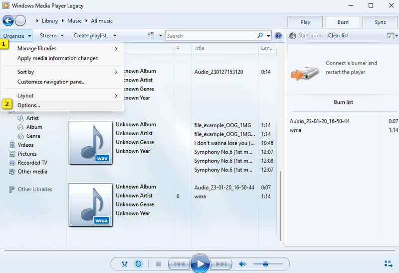 Convert WMA MP3 WMP Add