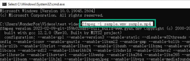 تحويل Wmv Mp4 FFmpeg تحويل