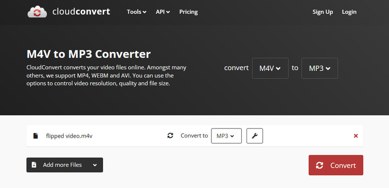 M4V MP3 Converter Cloud Convert