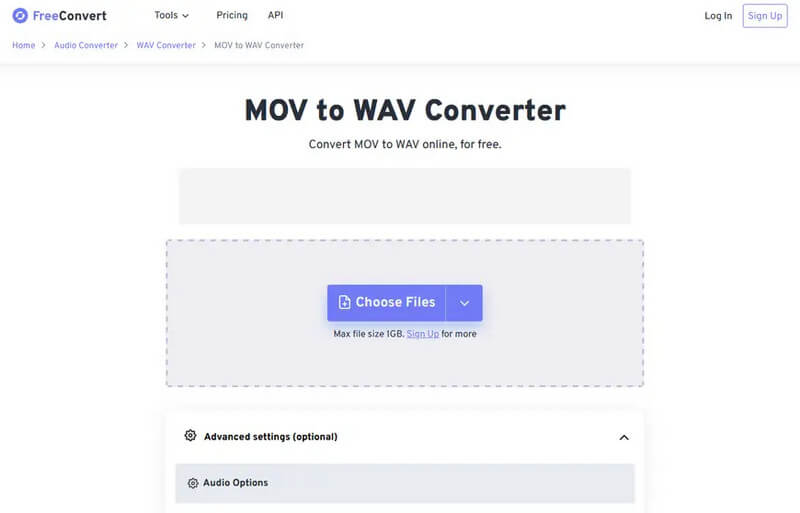 Konverter MOV WAV Konversi Cepat