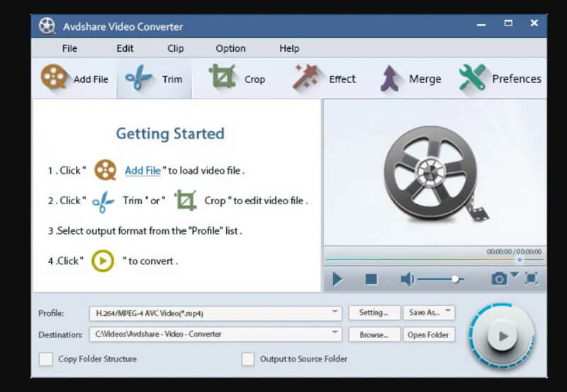 MOV WMV-converter Avdshare