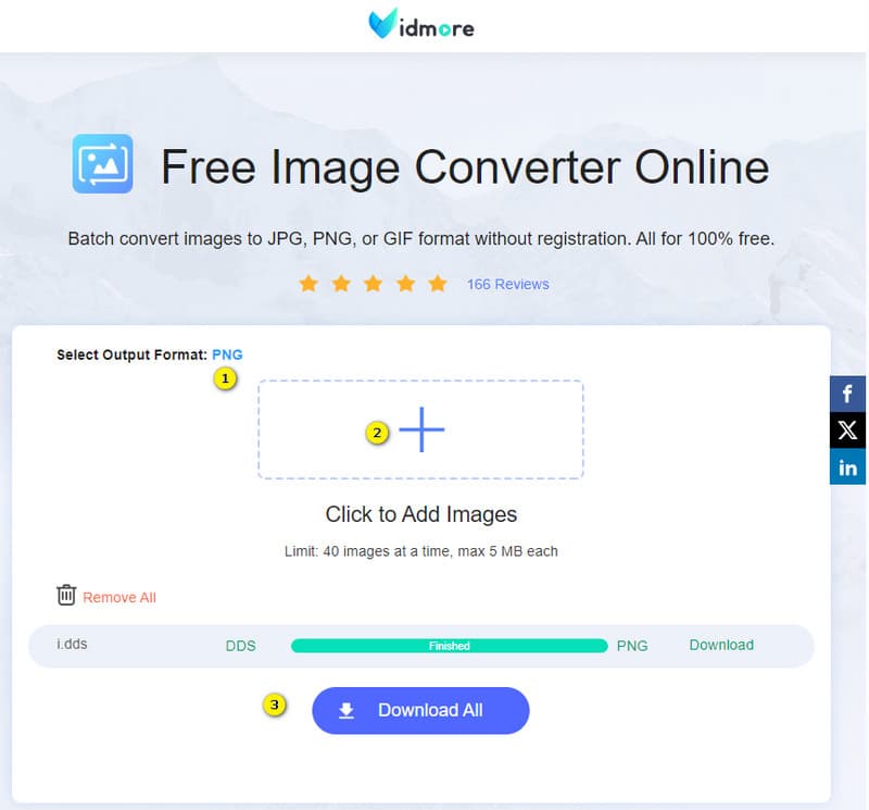 Dds Png Convert Vidmore Online