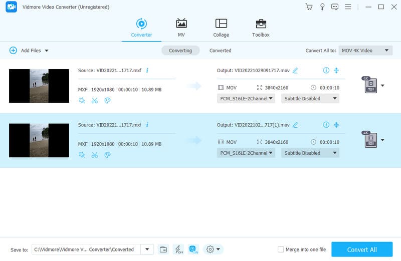 MXF-converter Vidmore