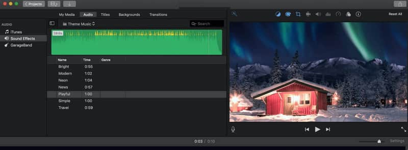 MXF 編輯器 iMovie