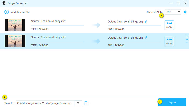 Tiff Png Vidmore Tool Convert