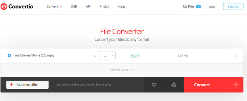 Mpg Mpeg Converter Convertio