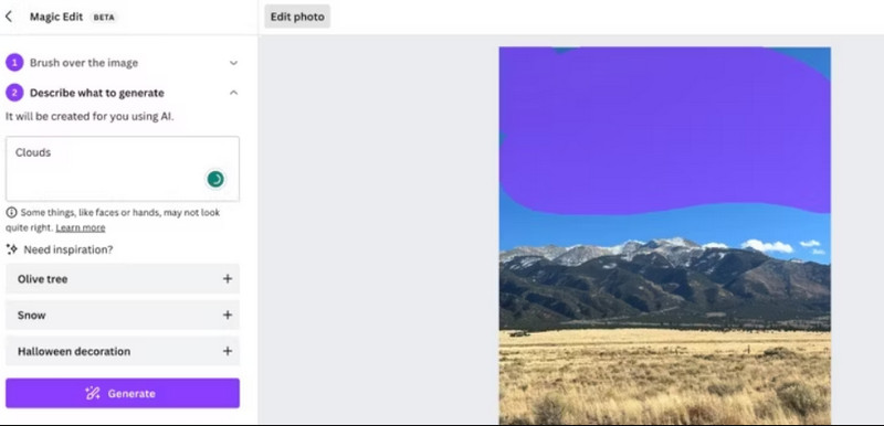 ai Editor Foto Canva