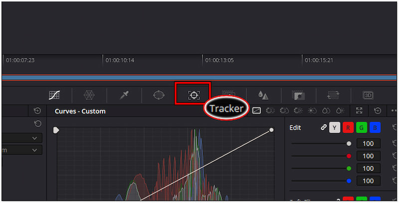 Pronađite odjeljak Tracker