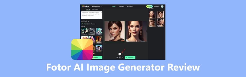 Avalie o gerador de imagens Fotor Ai